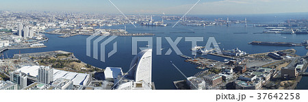 横浜風景　パノラマ 37642258