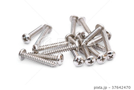 screw isolated on white background 37642470