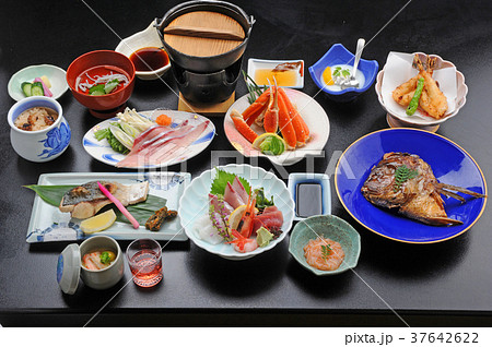 温泉宿の食事 和食の集合 37642622