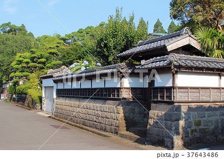 飫肥城　城下町の風景 37643486