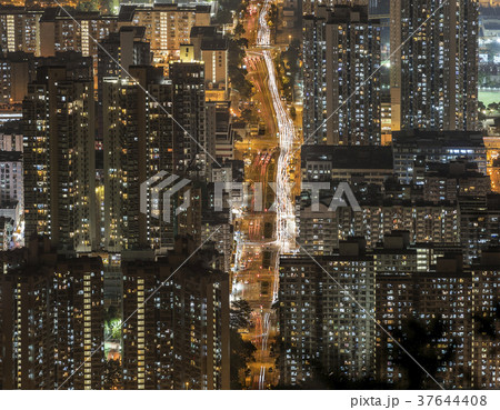 Dense high rise apartments in Hong Kong Dense high rise apartments in Hong Kong 37644408