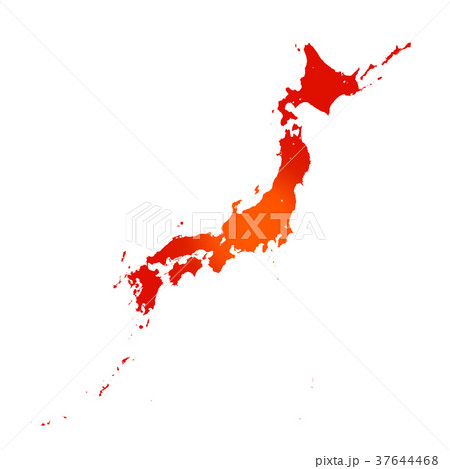 白地の日本列島 白地の日本列島 37644468