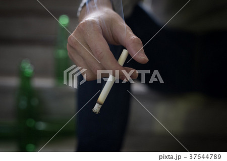 depressed man sit in underground depressed man sit in underground 37644789
