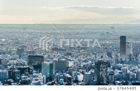 modern city skyline view in Tokyo, Japan modern city skyline view in Tokyo, Japan 37645495