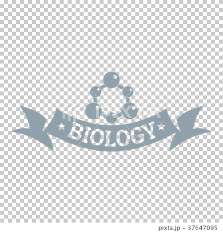 Genetic biology logo, simple gray style 37647095