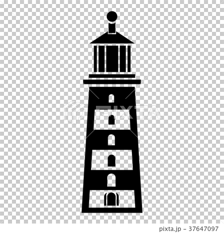 Seaside lighthouse icon, simple style Seaside lighthouse icon, simple style 37647097
