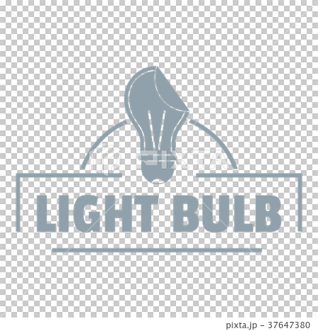 Light idea logo, simple gray style 37647380