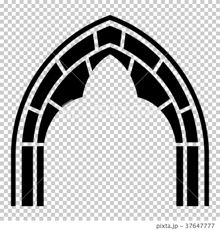 Construction arch icon, simple style 37647777