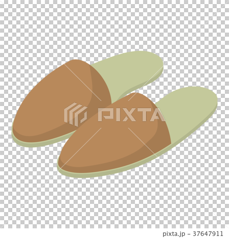 Slippers icon, isometric 3d style 37647911