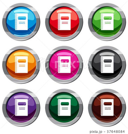 Closed spiral notebook set 9 collection 37648084