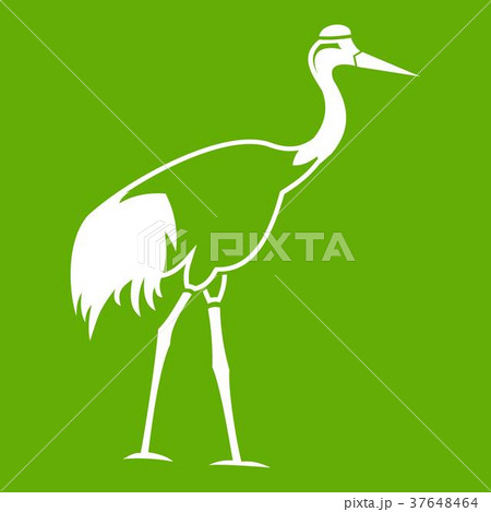 Stork icon green 37648464