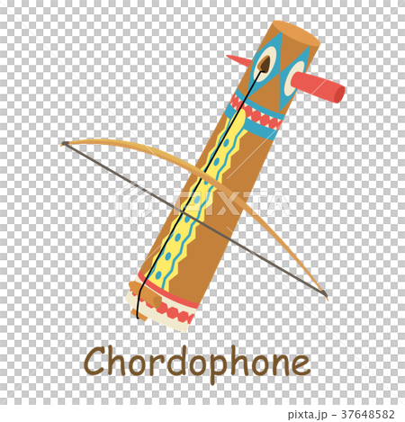 Chordophone icon, isometric 3d style Chordophone icon, isometric 3d style 37648582