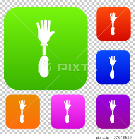 Prosthesis hand set color collection 37648639