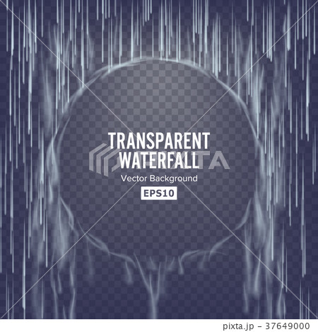 Transparent Waterfall Vector. Transparent Waterfall Vector. 37649000