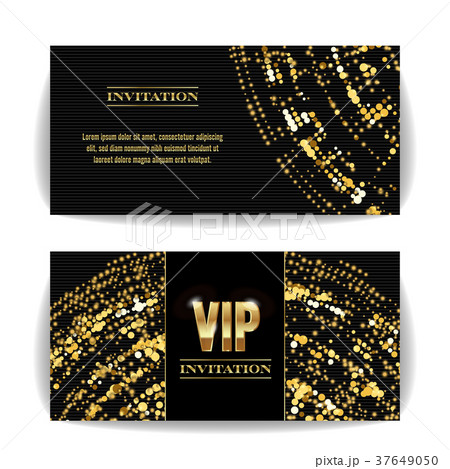 VIP Invitation Card Vector. 37649050