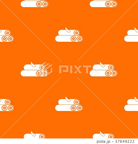 Wooden logs pattern seamless 37649222