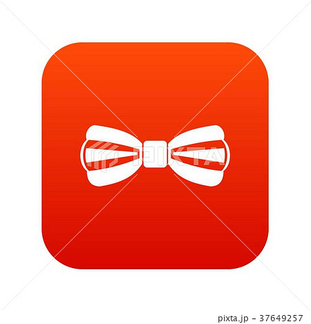 Bow tie icon digital red Bow tie icon digital red 37649257