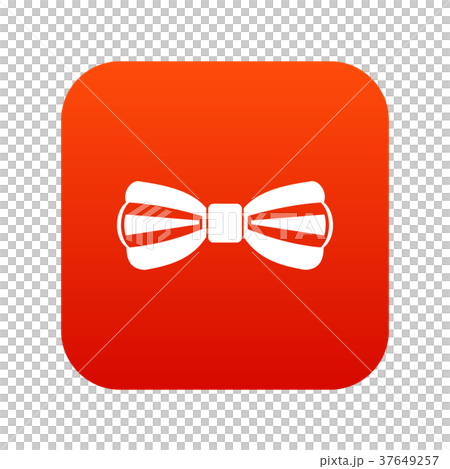 Bow tie icon digital red Bow tie icon digital red 37649257
