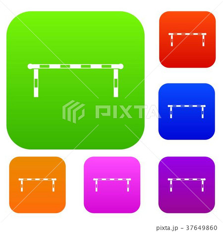 Striped barrier set color collection Striped barrier set color collection 37649860