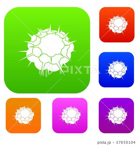 Atomic explosion set color collection 37650104