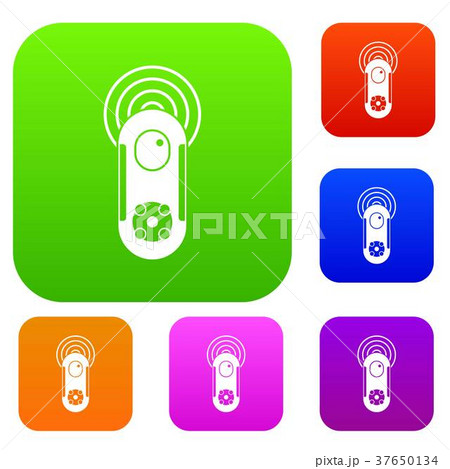 Game joystick set color collection Game joystick set color collection 37650134