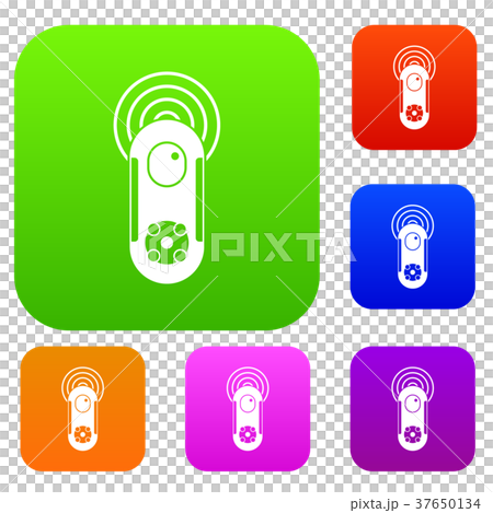 Game joystick set color collection 37650134