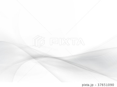 Curve and blend gray and white abstract  37651090