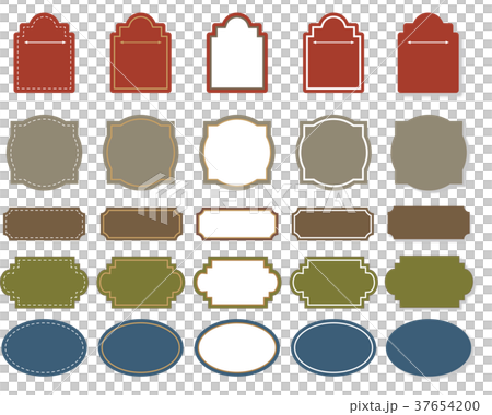 レトロカラーのシックなフレームセット レトロカラーのシックなフレームセット 37654200