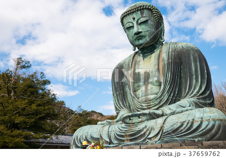 鎌倉大仏 高徳院 神奈川県鎌倉市 2017年12月現在 37659762