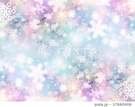 背景素材　雪　テクスチャー 37660406