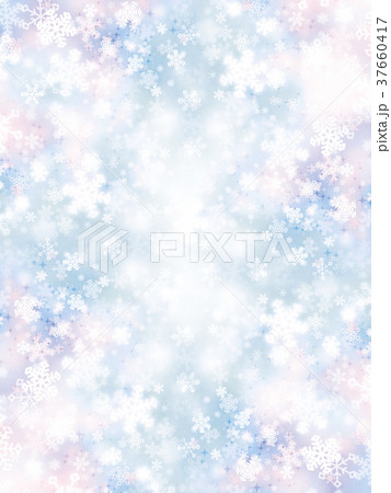 背景素材　雪　テクスチャー 37660417