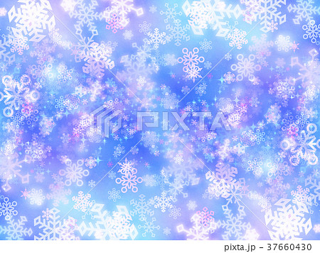背景素材　雪　テクスチャー 37660430