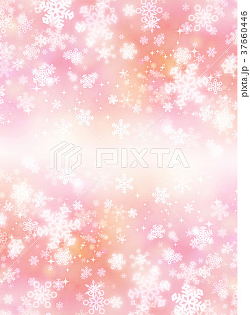 背景素材　雪　テクスチャー 37660446