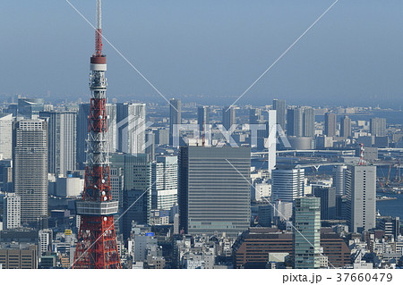 日本の東京都市景観「勝どきや豊洲、晴海などを望む」=都内大雪の一夜明けで澄み渡る都内・1月23日撮影 日本の東京都市景観「勝どきや豊洲、晴海などを望む」=都内大雪の一夜明けで澄み渡る都内・1月23日撮影 37660479