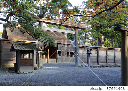 伊勢神宮外宮 御正宮入口 伊勢神宮外宮 御正宮入口 37661408