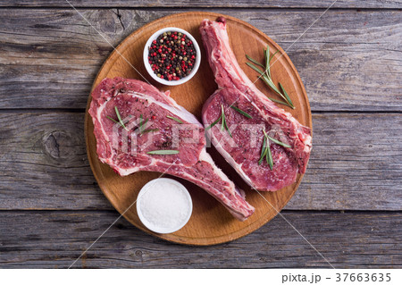 Raw entrecote steak 37663635