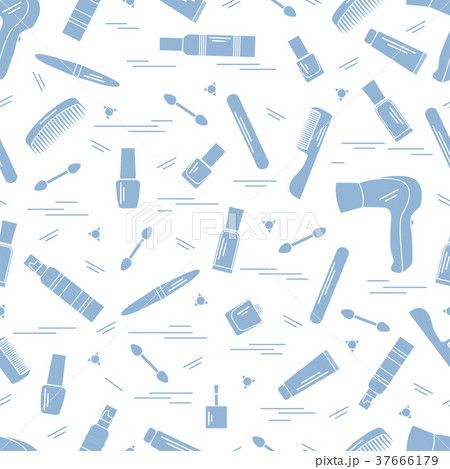 Cute pattern of various accessories of decorative 37666179