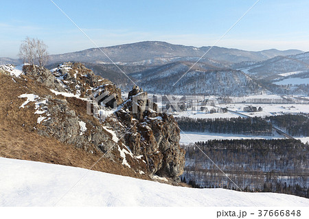 Rock of Devil's finger, Altai, Russia Rock of Devil's finger, Altai, Russia 37666848