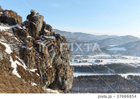 Rock of Devil's finger, Altai, Russia 37666854