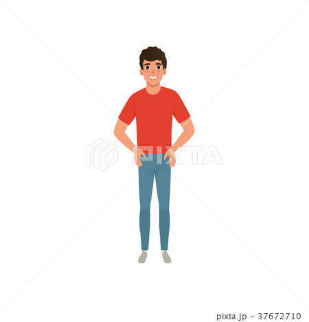 red t shirt cartoon