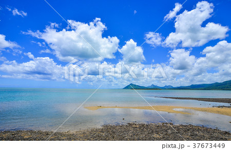 Seascape in Le Morne, Mauritius 37673449