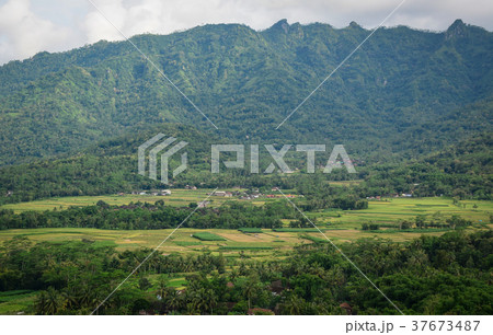 Mountain scenery of Yogyakarta, Indonesia 37673487