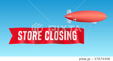 Store closing sale vector illustration, background 37674406