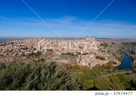 スペイン トレド パラドールからの景色 37674477