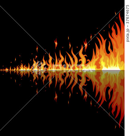 Burning flames 37674675