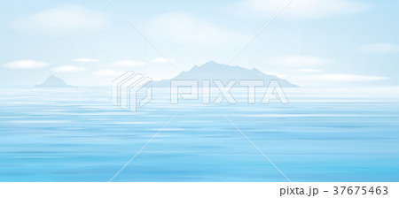 Vector blue   sea   background. 37675463