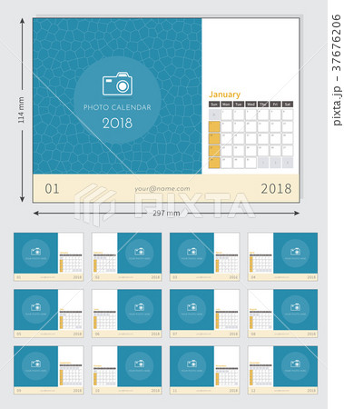 Photo Calendar 2018 ready to print 37676206