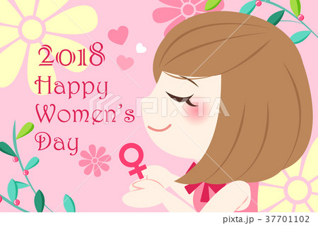 happy woman day concept 37701102