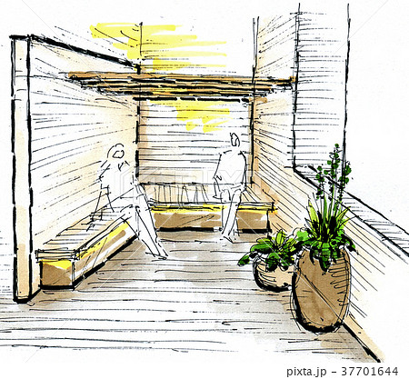 プライベートコートスケッチ 37701644