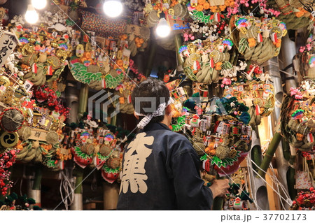 浅草　鷲（おおとり）神社の酉の市　 37702173